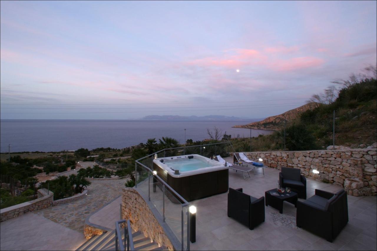 Villa Antonia - Vasca Idromassaggio Terrazza Vista Mare San Vito Lo Capo Eksteriør bilde