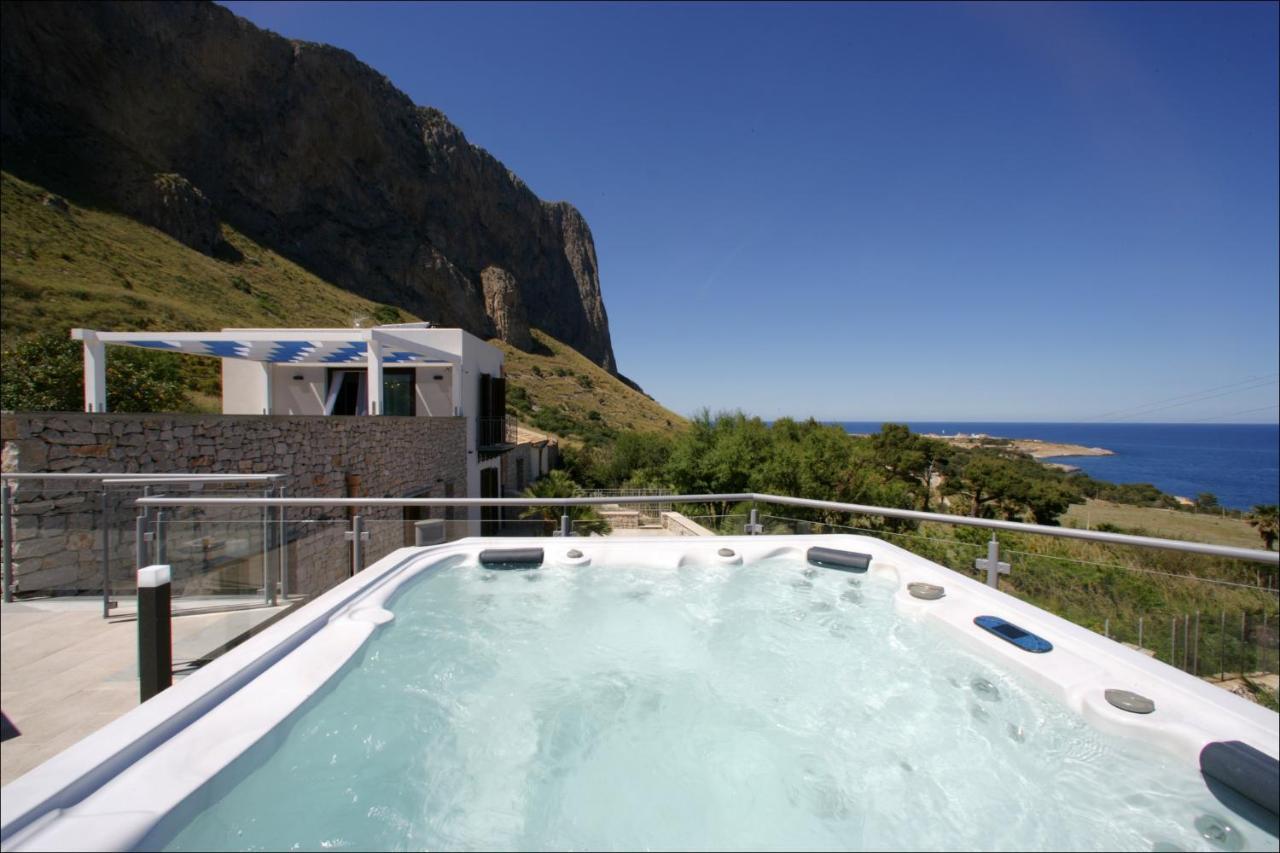 Villa Antonia - Vasca Idromassaggio Terrazza Vista Mare San Vito Lo Capo Eksteriør bilde