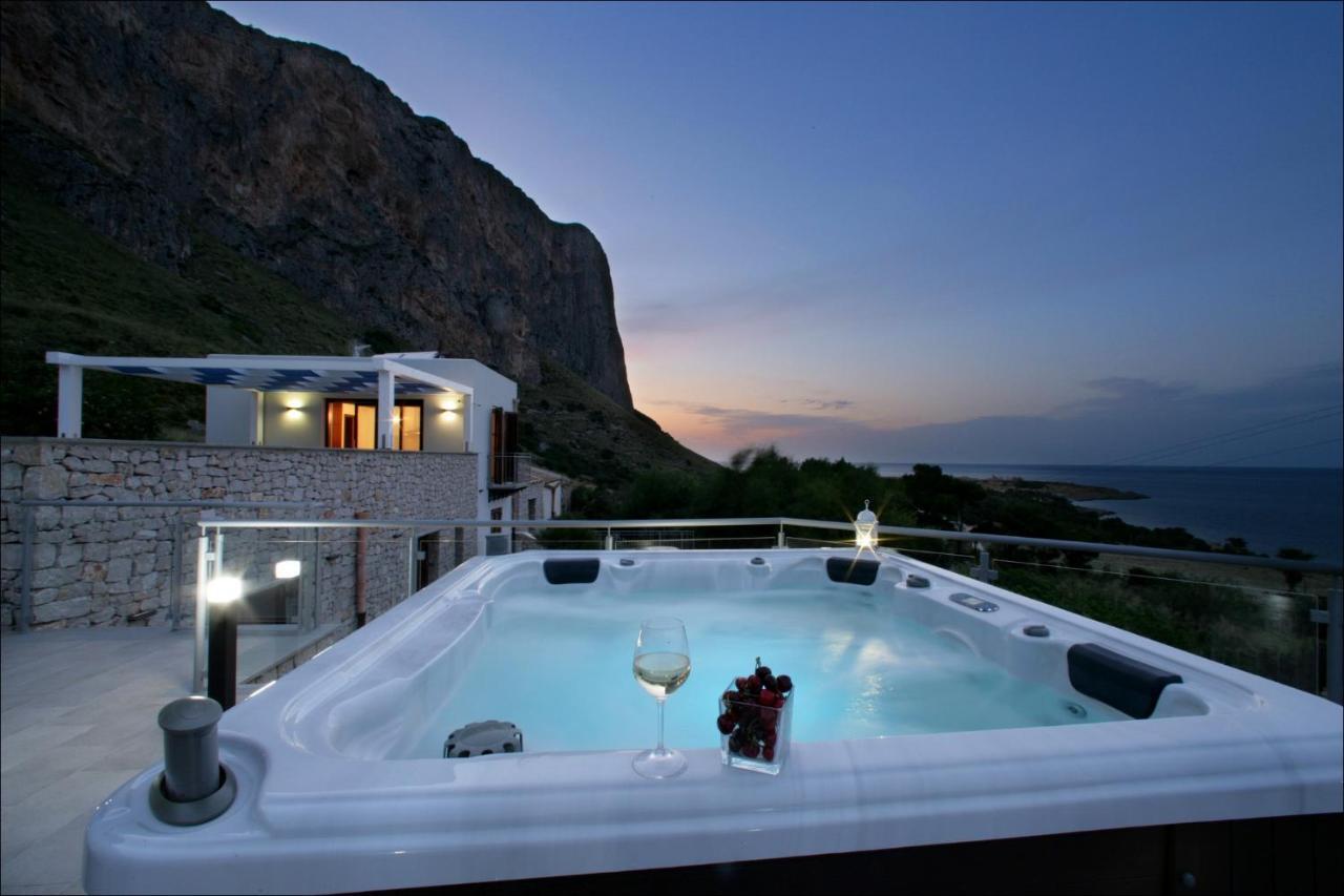 Villa Antonia - Vasca Idromassaggio Terrazza Vista Mare San Vito Lo Capo Eksteriør bilde
