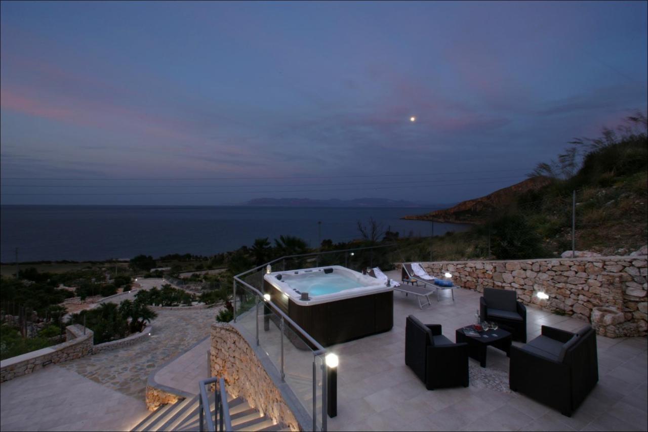 Villa Antonia - Vasca Idromassaggio Terrazza Vista Mare San Vito Lo Capo Eksteriør bilde