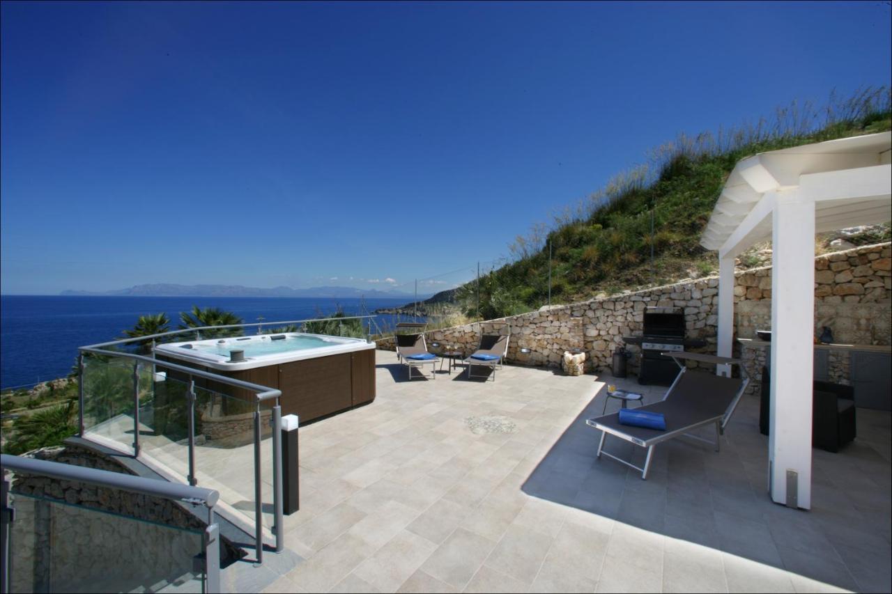 Villa Antonia - Vasca Idromassaggio Terrazza Vista Mare San Vito Lo Capo Eksteriør bilde