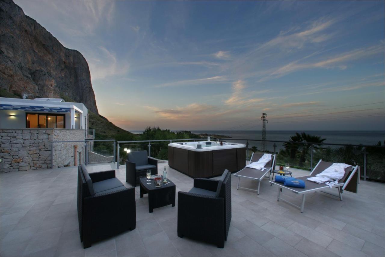 Villa Antonia - Vasca Idromassaggio Terrazza Vista Mare San Vito Lo Capo Eksteriør bilde