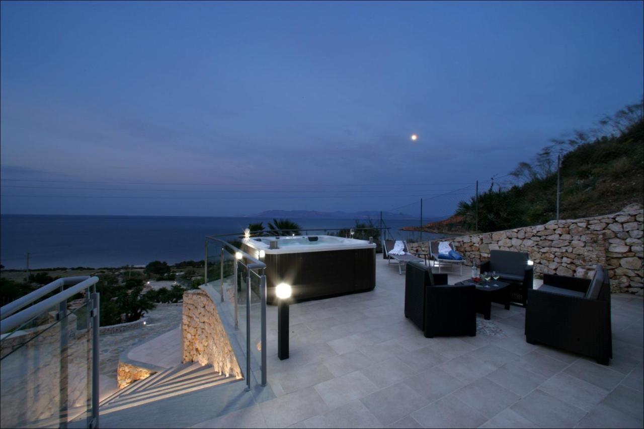 Villa Antonia - Vasca Idromassaggio Terrazza Vista Mare San Vito Lo Capo Eksteriør bilde